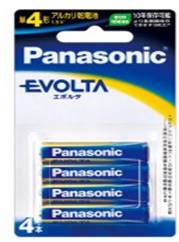 【メール便対応可能】 Panasonic パナソニックエボルタ アルカリ乾電池 LR03EJ/4B【宅コ】