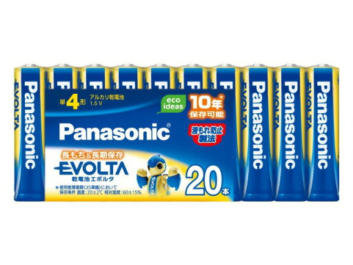 Panasonic パナソニック部品コード:LR03EJ/20SW エボルタ乾電池 単4形20個パック Panasonic パナソニック部品コード:LR03EJ/20SW エボルタ乾電池 単4形20個パック