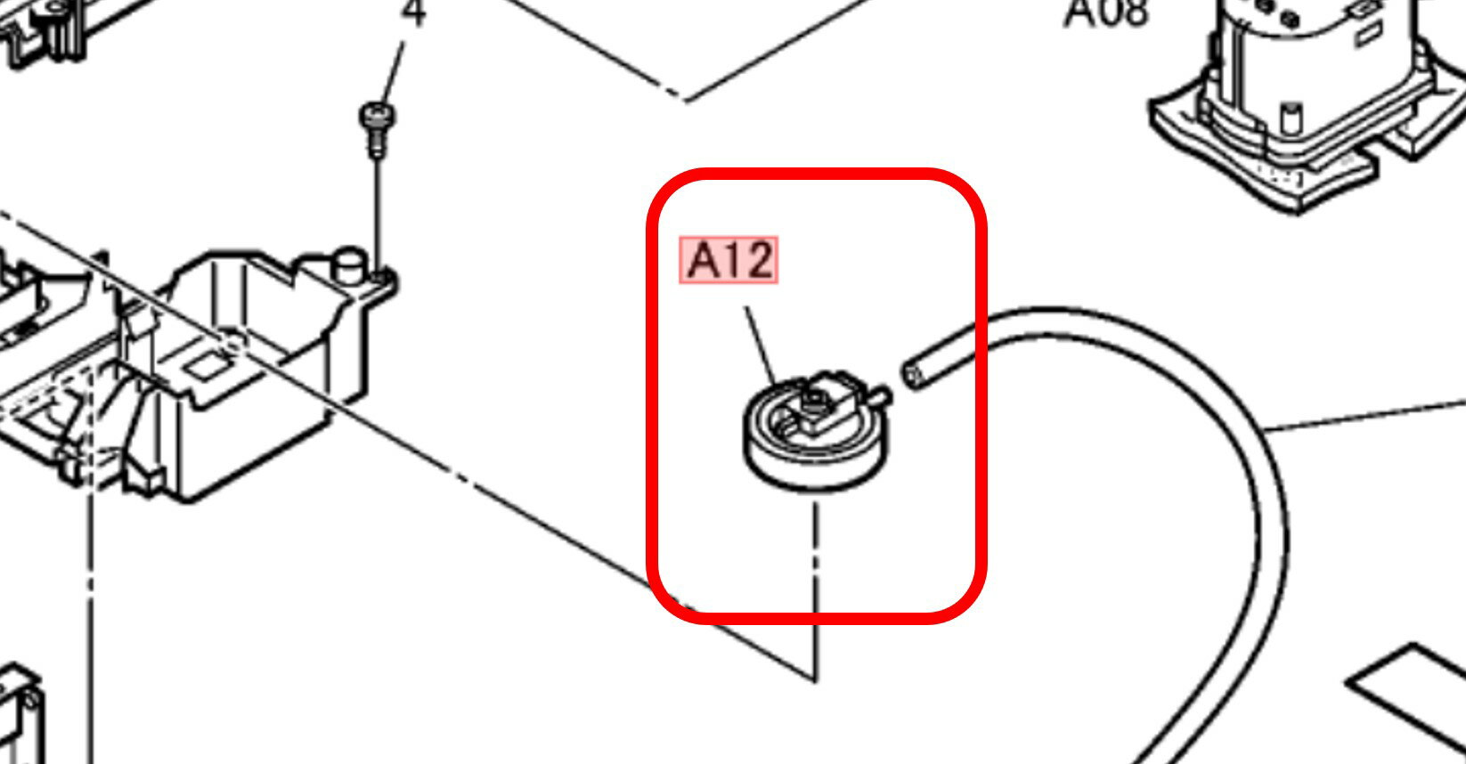 Panasonic 洗濯機用 AXW24T-360 水位センサ