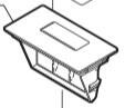 Panasonic パナソニック洗濯機用 乾燥フィルタ部品コード:AXW003WA19W0