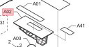 【メール便対応可能】Panasonic　パナソニック洗濯乾燥機用　乾燥フィルタ部品コード：AXW003WA8GH0（画像：A02、A41を含む）【定】