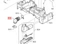 《あす楽☆2》パナソニック Panasonic 洗濯機 注水ホースA 部品コード:AXW1250-3LN0 《図:B18》