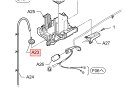Panasonic パナソニック 洗濯機用 AXW24T-361 水位センサ※画像形状異なりますが、同一部品番号対応でございます。