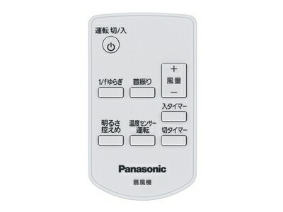 【メール便対応可能】Panasonic　パナソニック扇風機　リモコン部品コード：FFE2810248　交換部品【宅コ】【定】