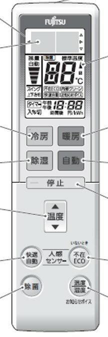 【あす楽対応 赤】【メール便対応可能】富士通 富士通ゼネラル FUJITSU エアコン ノクリアnocria用 リモコン 9318167009 (AR-RBF1J)【宅コ】【定】