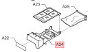 【メール便対応可能】Panasonic　パナソニック洗濯乾燥機用　乾燥フィルタU部品コード：AXW022UA5CW0（画像：A24。A22、A25を含む）【定】