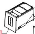 Panasonic　パナソニック洗濯機用　柔軟剤タンク部品コード：AXW012MA8V00【定】