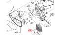 パナソニック Panasonic 洗濯機 送風ホース 部品コード:AXW314-9SL0 《図:A24のみ》【返品不可】