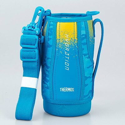 【定形外郵便対応可能】　サーモス　THERMOS　水筒　カバー　ポーチのみ真空断熱スポーツボトル　FHT-800F　ハンディポーチ　ブルーカモフラージュ　部品コード：4562344367080