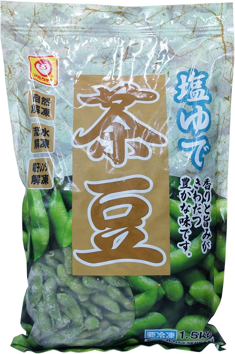 送料無料 マルちゃん 塩ゆで 茶豆 1.5Kg【冷凍】 大容量 まとめ買い お得