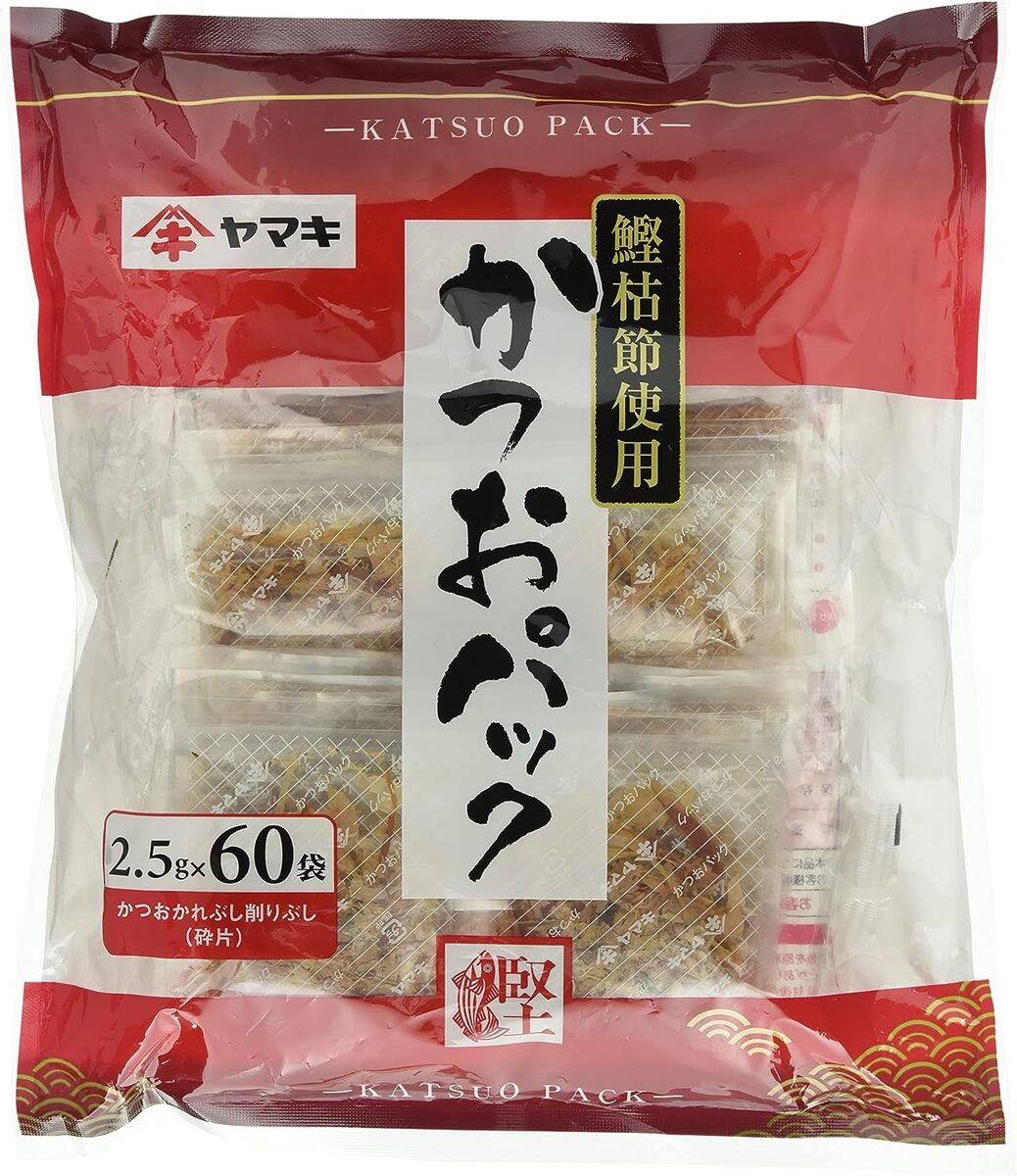 送料無料 ヤマキ かつおパック 2.5g x 60袋×2 業務用