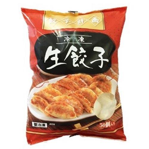 送料無料 冷凍便 餃子計画 冷凍 生餃子 50個入×2袋 冷凍