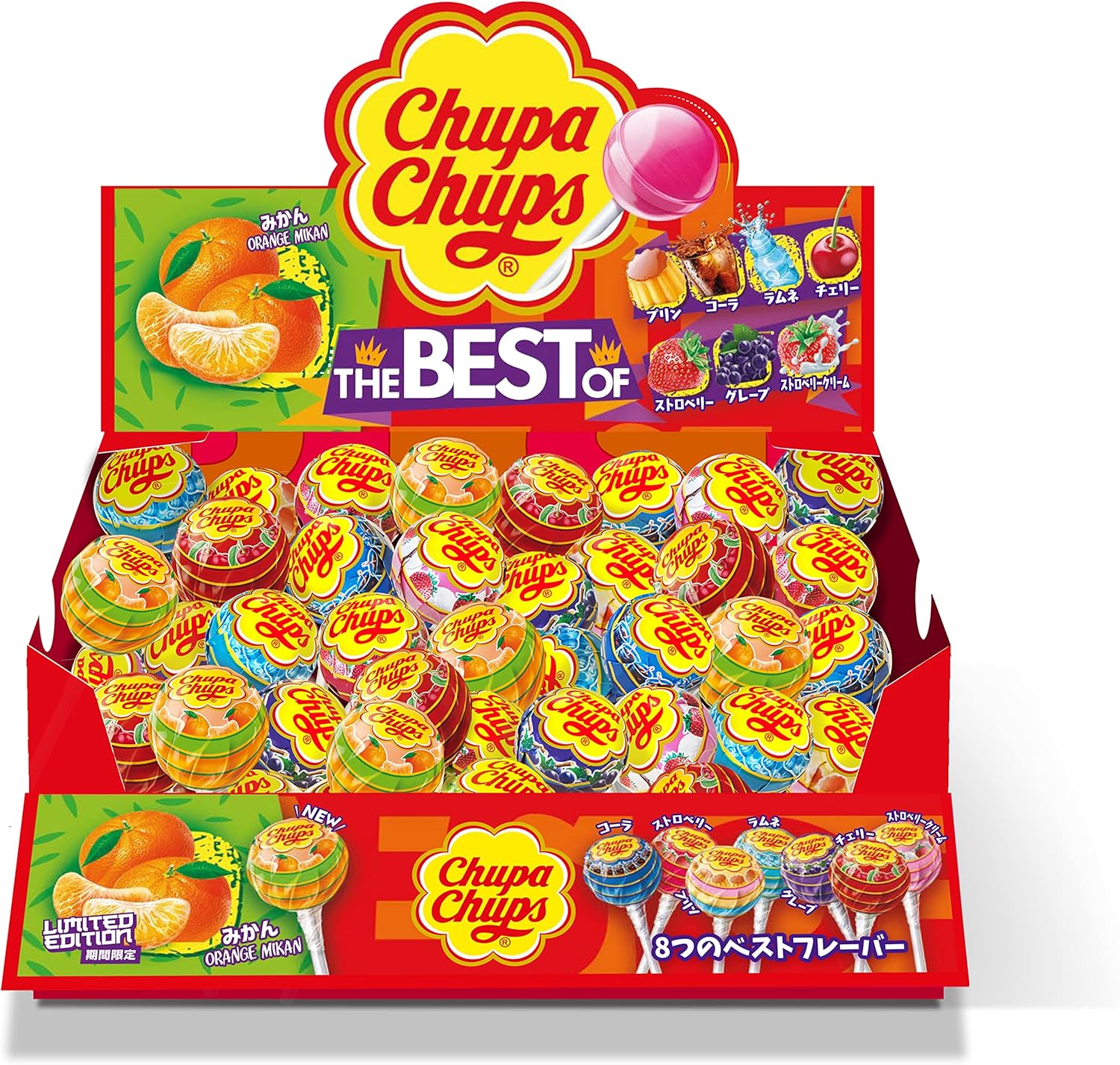 チュッパチャプス ザ・ベスト・オブ・フレーバー 45本入り 飴 キャンディ
