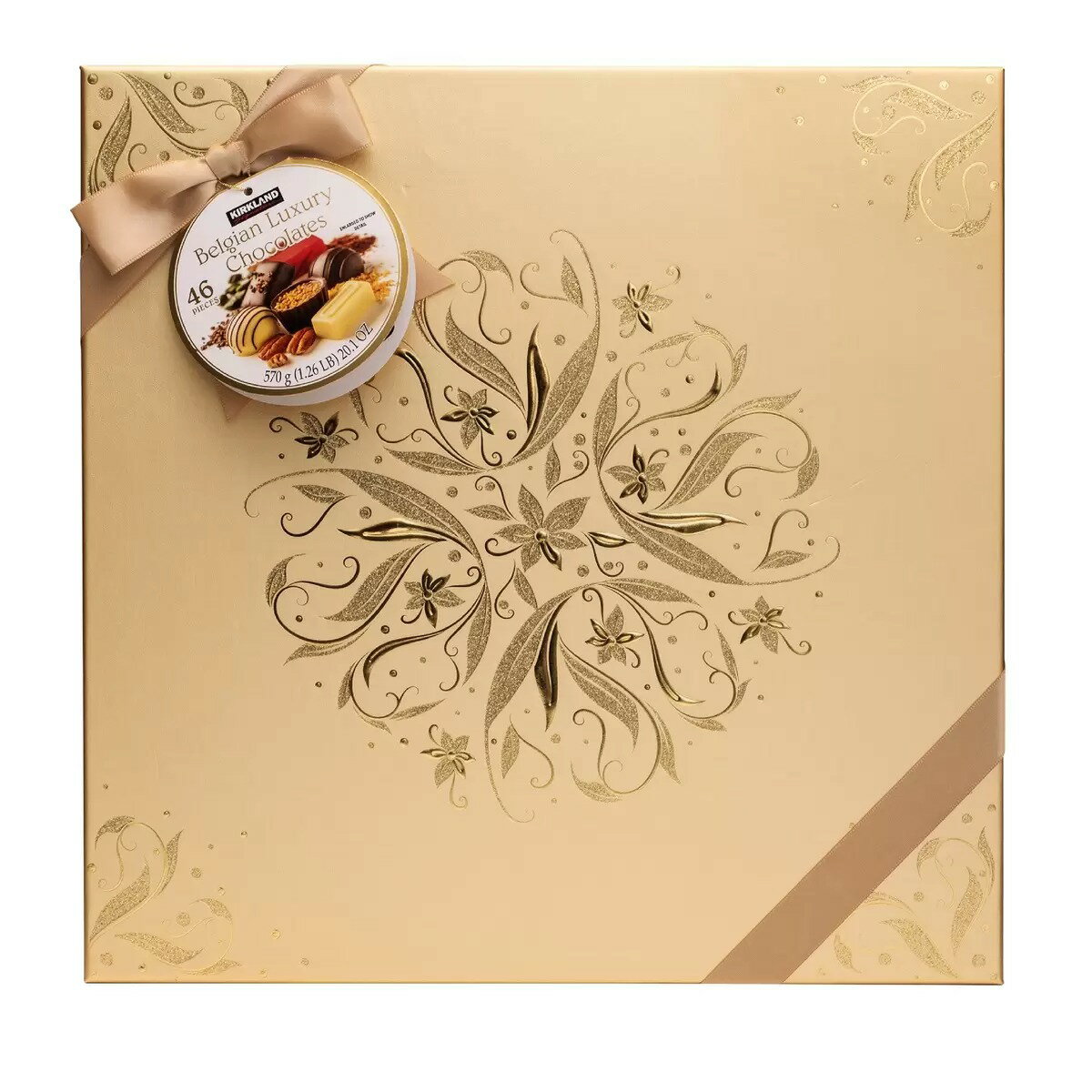 カークランド ベルジャン チョコレート アソート ボックス ゴールド 570g コストコ チョコレート バレ..