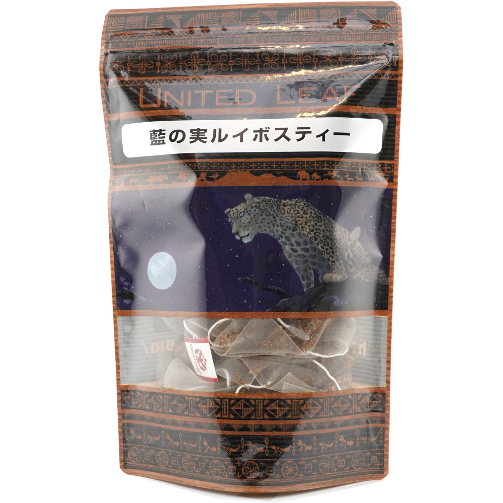 ユナイテッドリーフ　藍の実ルイボスティー　2.5g×20包　赤ちゃんも飲めるノンカフェイン 健康茶 オーガニック 無農薬 有機栽培 JAS認定茶葉使用 カロリーゼロ 南アフリカ産 ティーパック ティーバッグ ティーバック