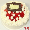 2020クリスマスケーキ いちご生クリームケーキ7号 フルー...