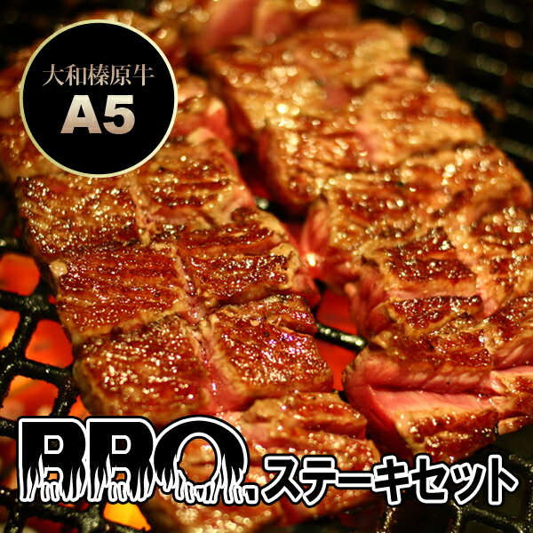 大和榛原牛 BBQステーキセット 380g （イチボ サイコロ ステーキ：200g、サーロイン ステーキ スティックカット：180g） 送料無料 牛肉 焼肉セット 黒毛和牛 A5 ビーフ ステーキ 焼肉 焼き肉 ヤキニク BBQ 冷凍便