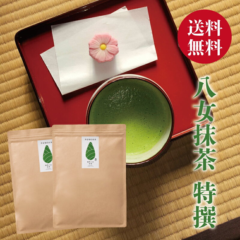 【2025年八女新茶】【全国送料無料】八女抹茶 八女抹茶 特撰 八女茶 大容量 福岡県産抹茶 緑茶 茶葉 お茶 粉末緑茶 カテキン 茶道 パウダー 大容量 抹茶 八女抹茶 日本茶 お菓子作り 製菓 袋入り