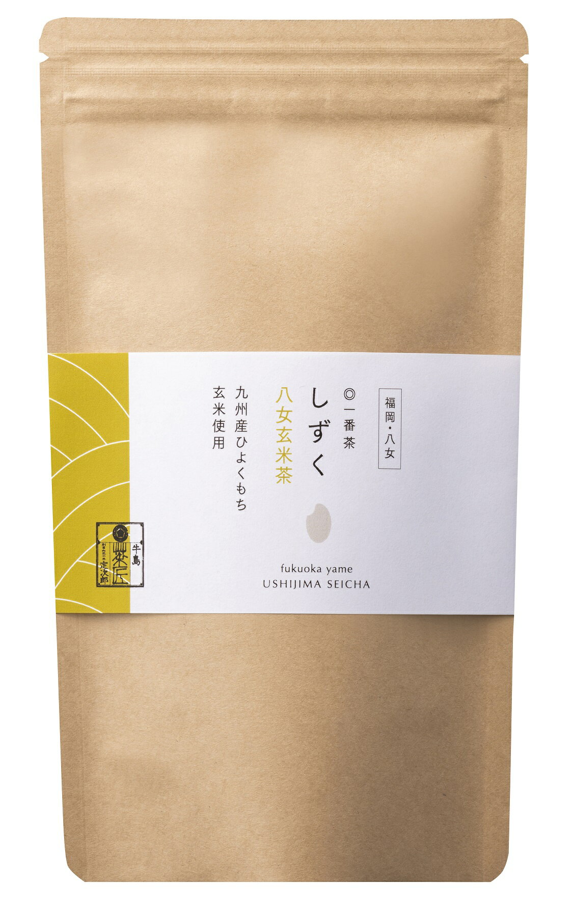 玄米茶 しずく100g もち米玄米 ひよくもち 日本茶 茶葉 緑茶 玄米 新茶 ブレンド茶 深蒸し茶