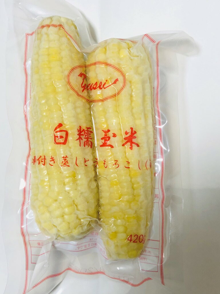 冷凍とうもろこし(白糯玉米) 210g×2本/袋