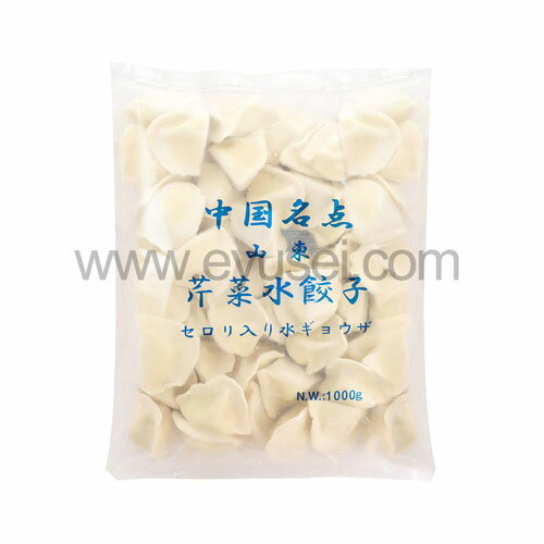 商品説明名称 山東セロリ水餃子(芹菜水餃) 1Kg×10袋JANコード 4528462010222&nbsp; 原材料小麦粉、大豆油、セロリ等&nbsp; 内容量10Kg（20g×50個×10袋）賞味期限別途商品ラベルに記載保存方法-15℃以下で保存 原産国名中国輸入業者友盛貿易株式会社横浜市中区太田町2丁目31番地1号配送温度帯冷凍便で届け致します。 備考※常温品と冷蔵品と同梱できます。 ※一部の常温品（液状体等）と冷凍品とを同梱できません。