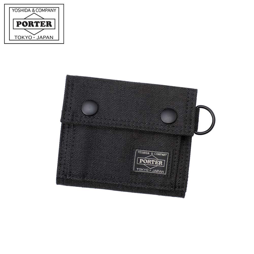PORTER WALLET ポーター 二つ折り財布 スモーキー ブラック 財布 592-263701.jpg