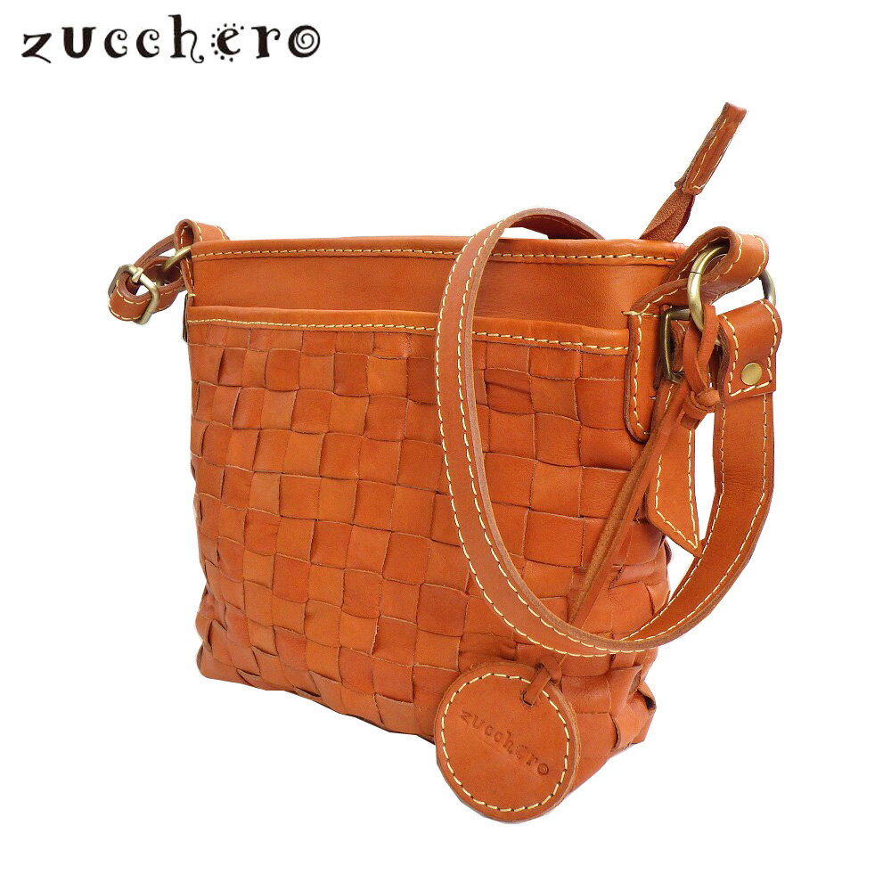 樂天商城 - Zucchero ズッケロ レディース 牛革メッシュ ショルダーバッグ 48460