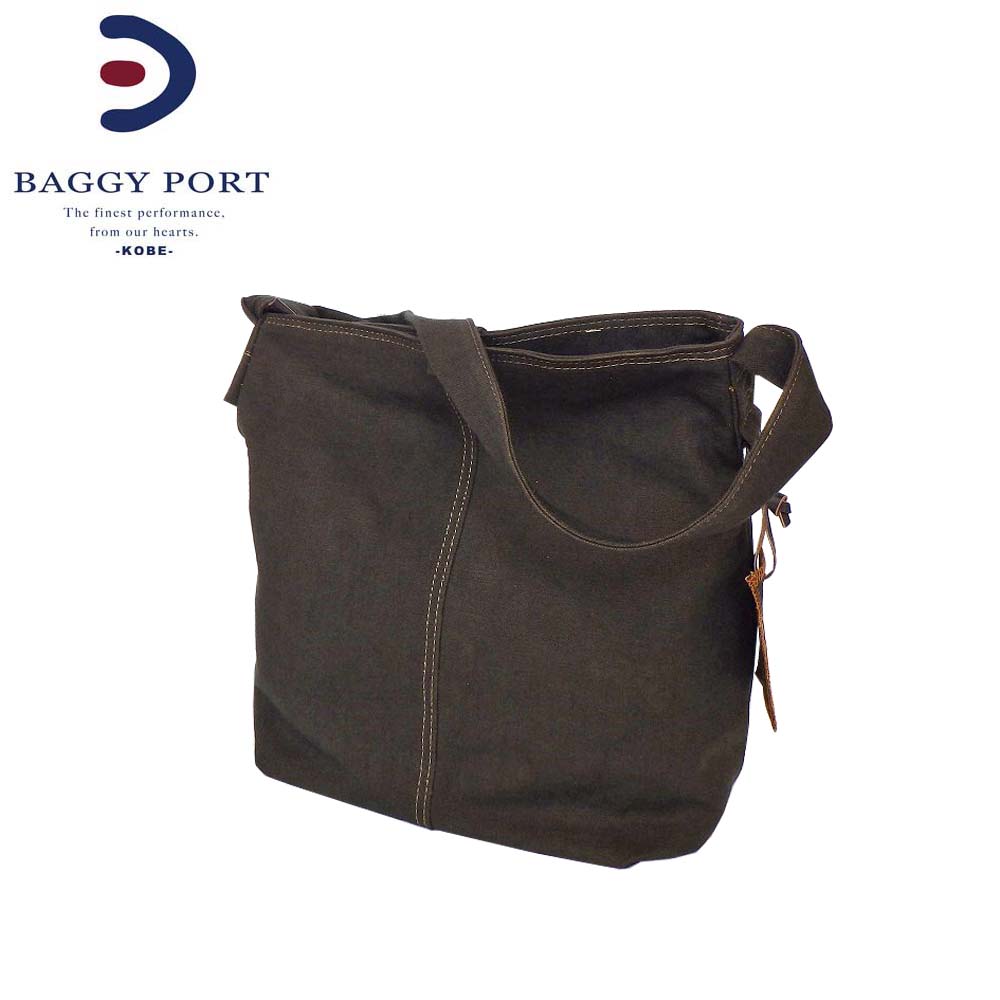 樂天商城 - BAGGYPORT バギーポート 黒さび染 帆布 ワンショルダー 手提げバッグ GRN-9606 メンズ レディース 男女兼用 天マグネット