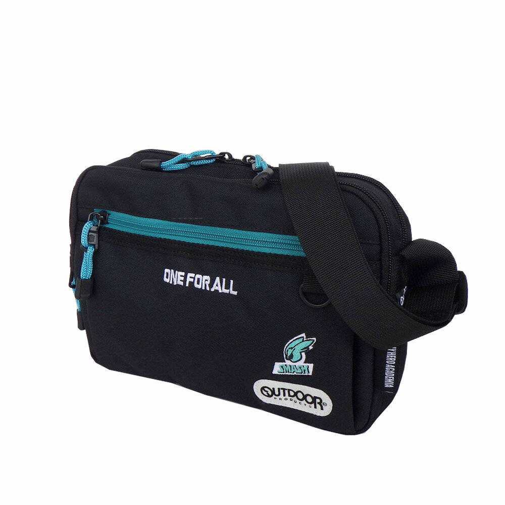 OUTDOOR×僕のヒーローアカデミア ODHA01 2ルームショルダーバッグ 横型ショルダー デクのコスチューム..