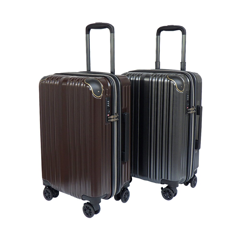 wise:ly ワイズリー 338-2501 37～41リッター 19インチ マチ幅拡張キャリー ジッパーキャリー キャリーケース TSAダイヤルロック ストッパー付き車輪