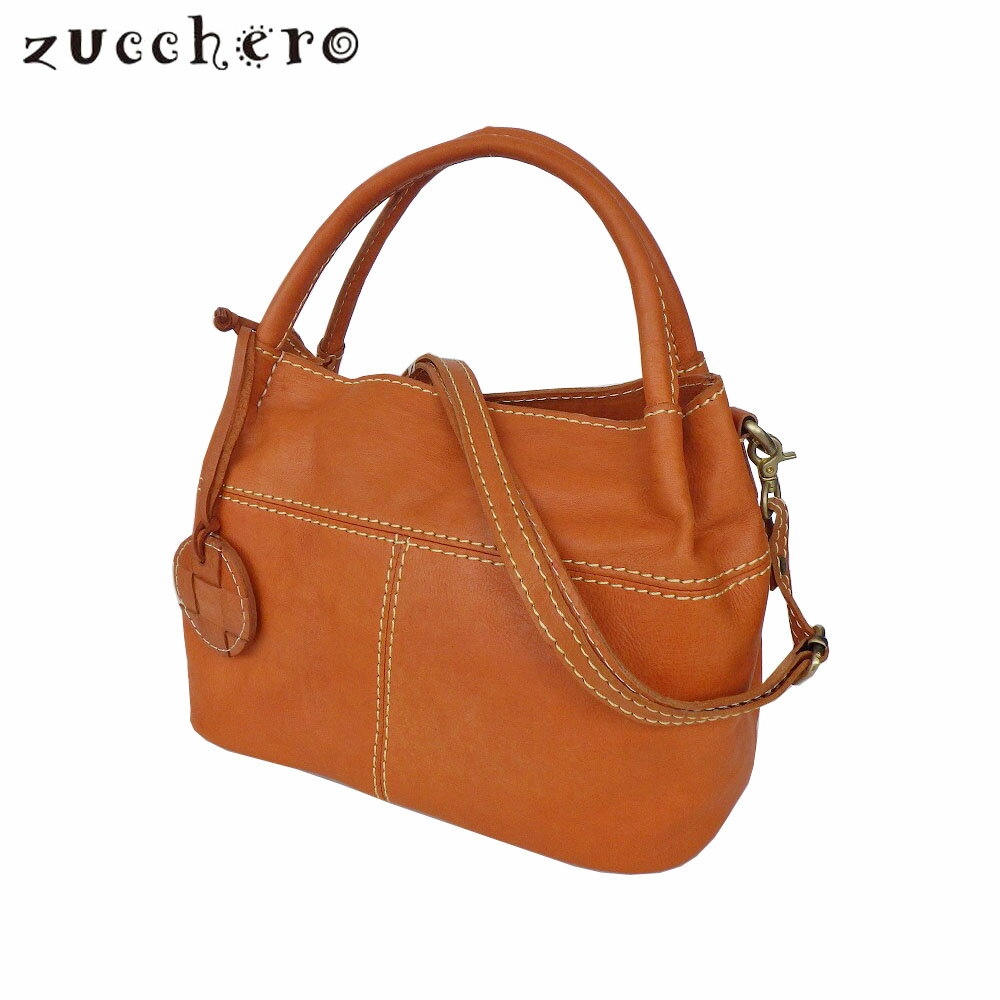 樂天商城 - Zucchero Garnet ズッケロ ガーネット 牛革 2WAYハンドバッグ 手提げバッグ 48797