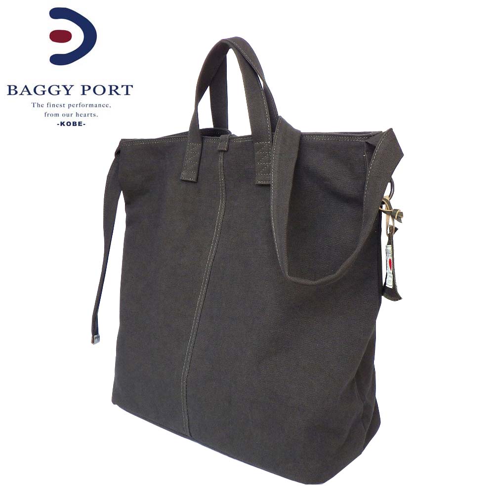 樂天商城 - BAGGYPORT バギーポート 黒さび染 帆布 2WAYトートバッグ ショルダーバッグ GRN-9607 メンズ レディース 男女兼用 天マグネット