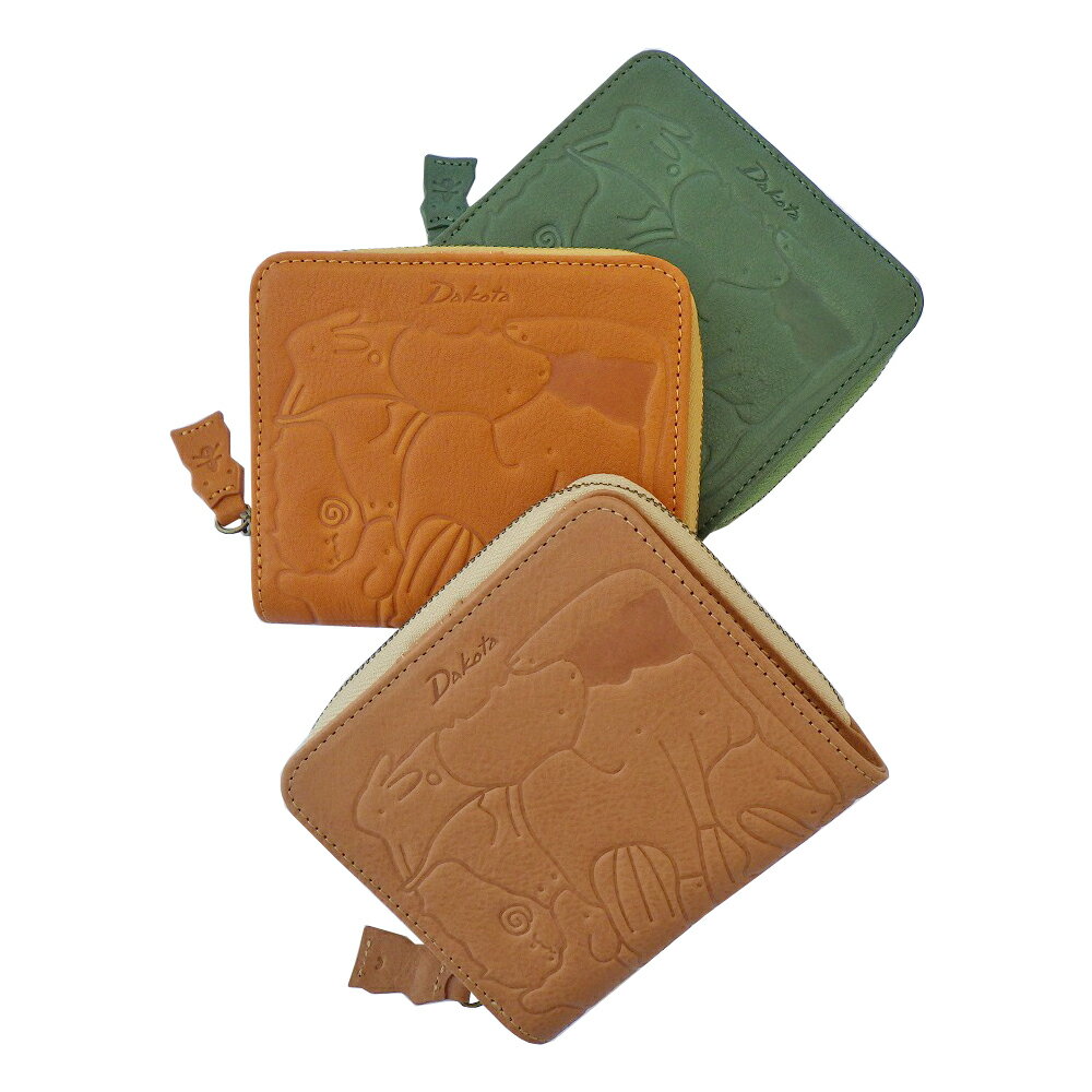 レディース 二つ折り財布(小銭入れあり) Dakota ダコタ アニマーレ 0030190