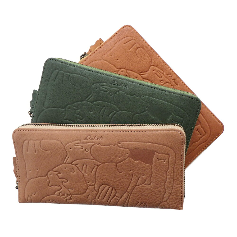 レディース ラウンドファスナー長財布(小銭入れあり) Dakota ダコタ アニマーレ 0030192