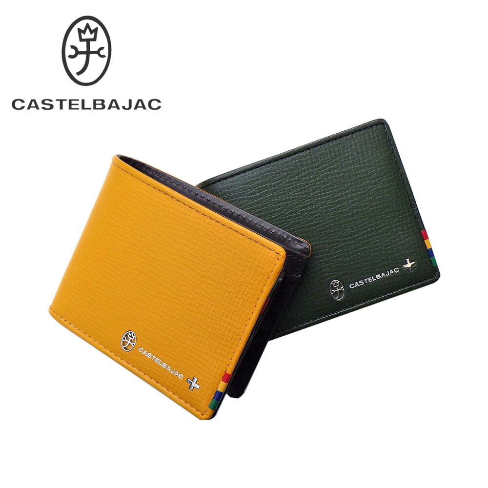 樂天商城 - CASTELBAJAC Press カステルバジャック プレス小物 メンズ 二つ折り財布(小銭入れあり) 057615 革小物 ギフト プレゼント ご自分用