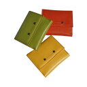 BUONA Cuir FU-SI FERNSLE Grossy WALLET collection ボナ キュイール フーシフェルナーレ グロッシーコレクション 仔ヤギ革 レディ−ス 二つ折り財布(BOX型小銭入れ) 21583|詳細画像