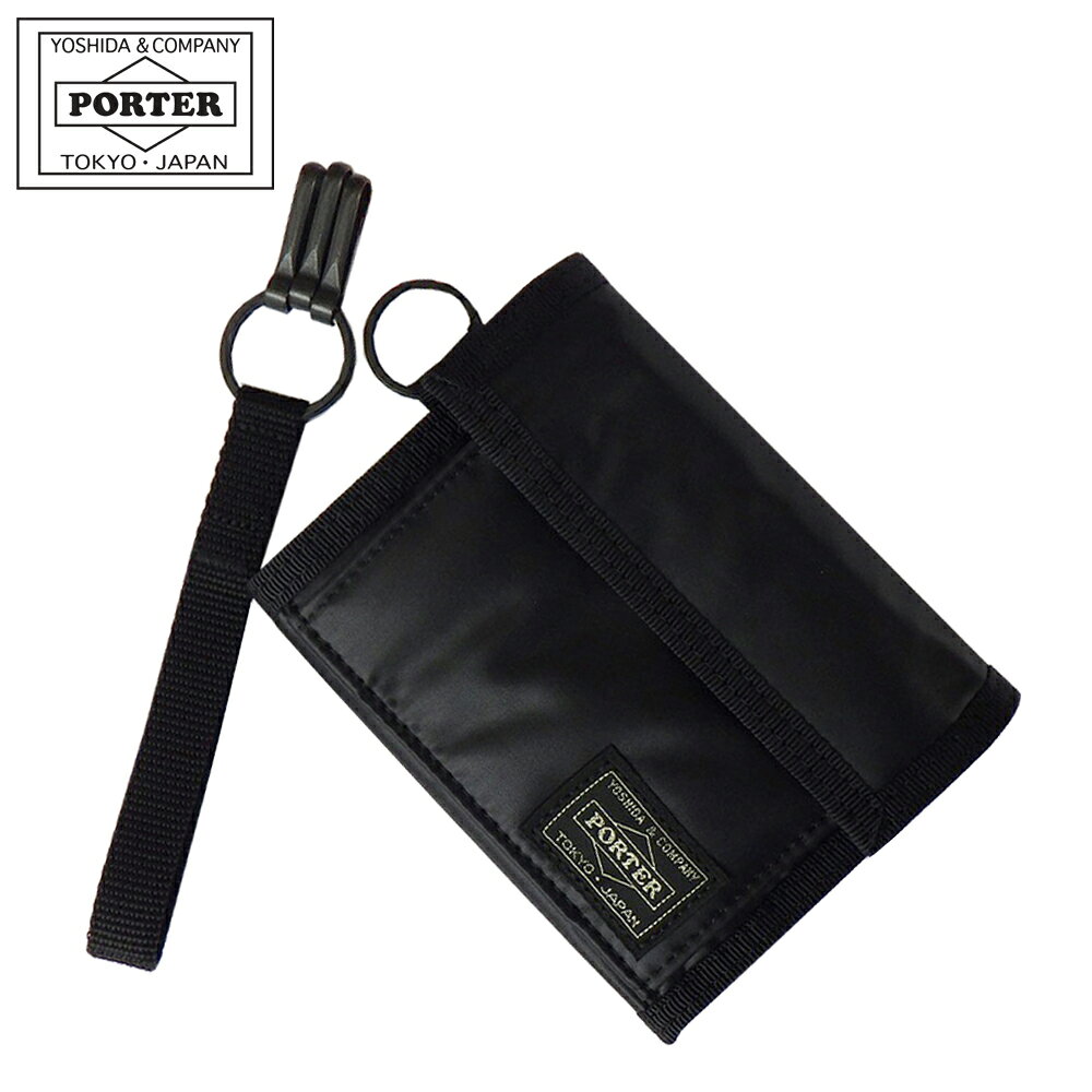 Porter Capsule Wallet 555-06440 by Yoshida & Co. PORTER CAPSULE Made in Japan Men's Tri-fold Wallet Gift Present Personal Use