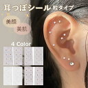 【20時~24時4h全店40%クーポン】耳つぼシール 透明シール 金粒...(4)