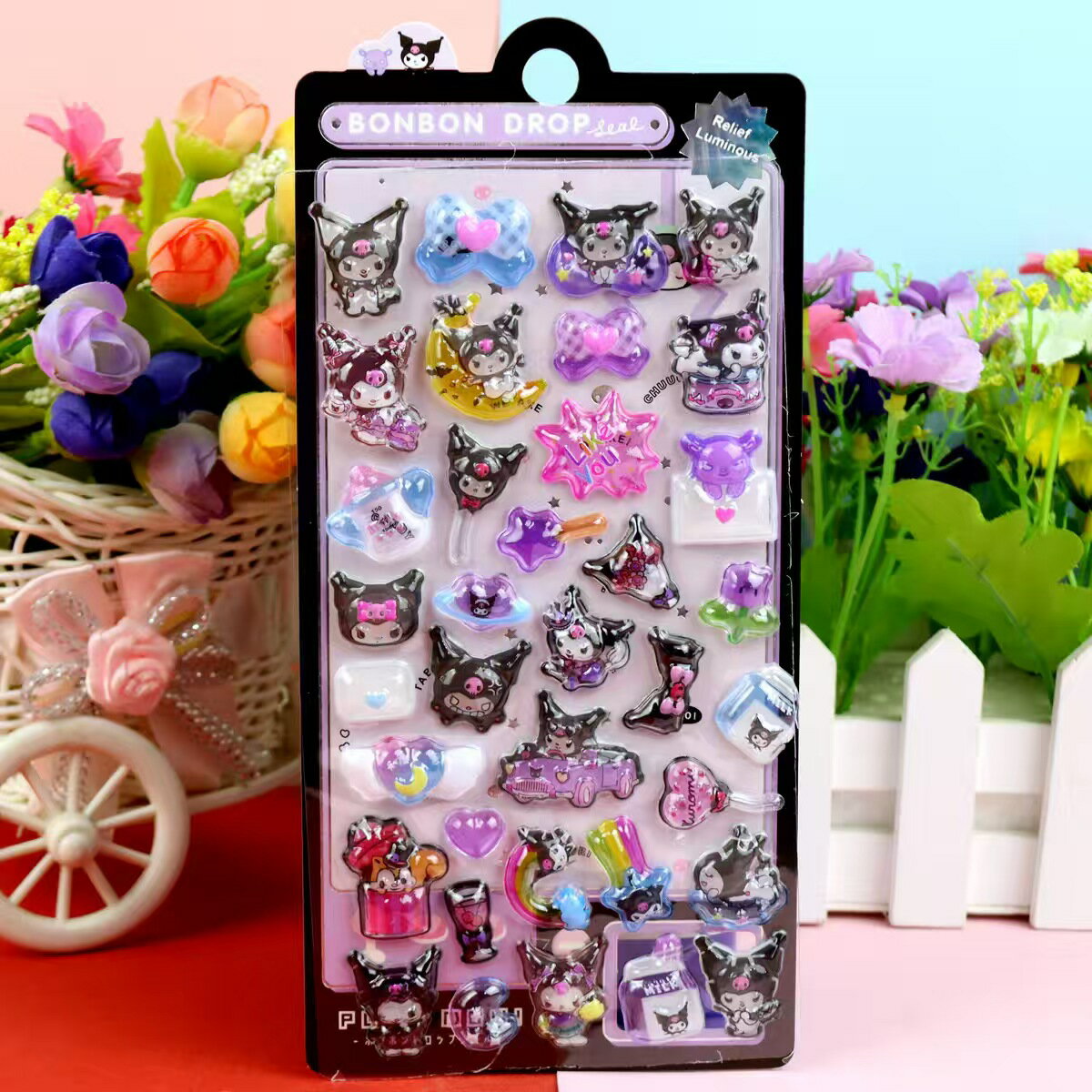 新発売！新発売記念価格 【✨P5倍✕34%クーポン】3D立体シール 手帳 おはじきシール シール手帳 ぷっくり つやつや 3Dシール 立体シール シール ご褒美シール のシール かわいいシール 泡ステッカー 3Dシール 手帳ご褒美シール日記シール ポイント消化 SNS人気 子供 大人のサムネイル