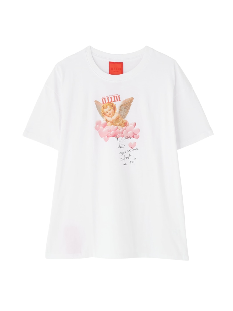 Rakuten - 2113STUDIO/イイルイルサムスタジオ/Loose fit Tshirts Heart cloud LHP エルエイチピー トップス カットソー・Tシャツ ホワイト【送料無料】[Rakuten Fashion]