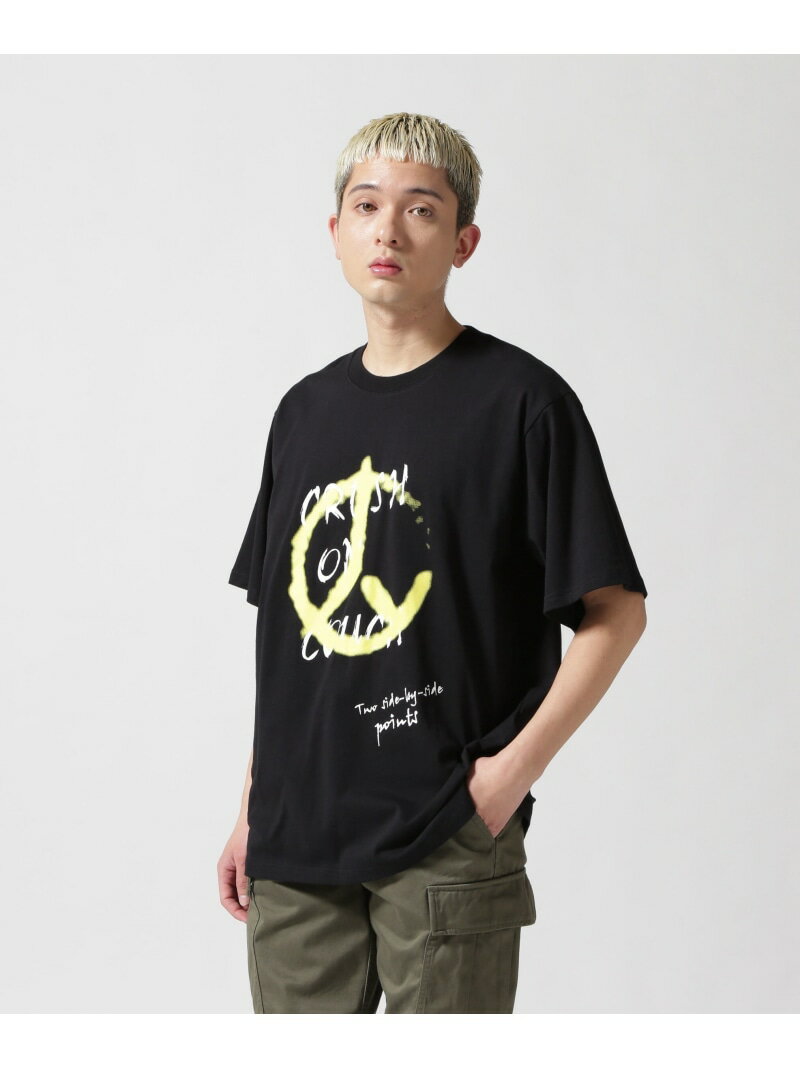 UMLAUT/ウムラウト/グラフィックTEE LHP エルエイチピー トップス カットソー・Tシャツ ブラック ホワイト【送料無料】[Rakuten Fashion]