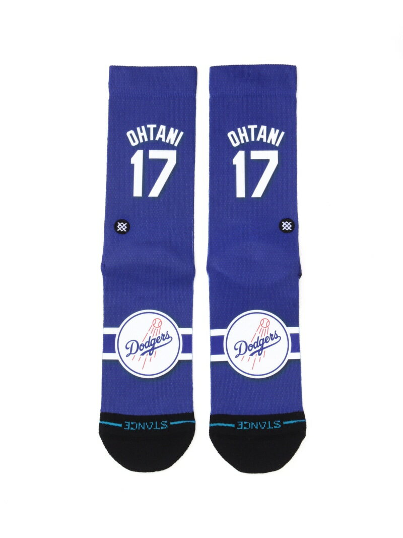 STANCE/スタンス/JERSEY OHTANI 2 ROYAL FLASH ロイヤルフラッシュ 靴下・レッグウェア 靴下 ブルー[Rakuten Fashion]