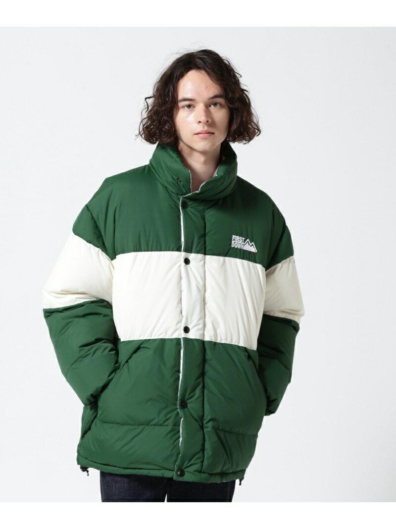 FIRST DOWN(ファーストダウン)SWITCH DOWN JKT MICROFT B'2nd ビーセカンド ジャケット・アウター ダウンジャケット・ダウンベスト グリーン【送料無料】[Rakuten Fashion]のサムネイル