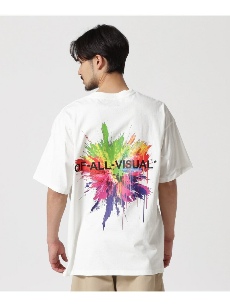 A4A/エーフォーエー/SPLASH s/s TEE LHP エルエイチピー トップス カットソー・Tシャツ ホワイト ブラック
