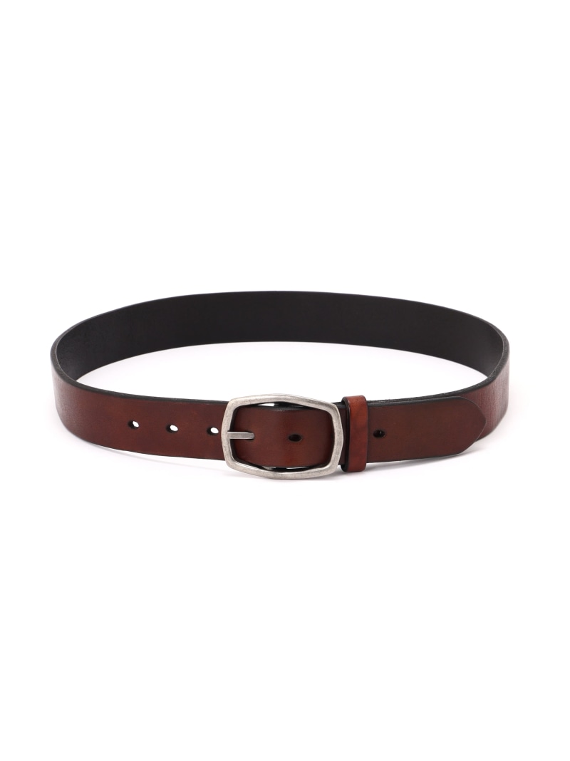 Rakuten - 《直営店限定》COW LEATHER BELT DOUBLE PIN AVIREX アヴィレックス ファッション雑貨 ベルト ブラック ブラウン【送料無料】[Rakuten Fashion]