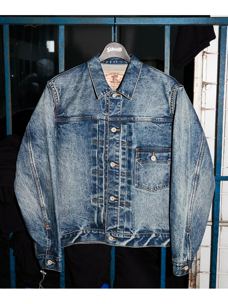 LOT. 961J FP G-JKT USED/ファイアプルーフ デニムジャケット ユーズド Schott ショット ジャケット・アウター ブルゾン・ジャンパー【送料無料】[Rakuten Fashion]
