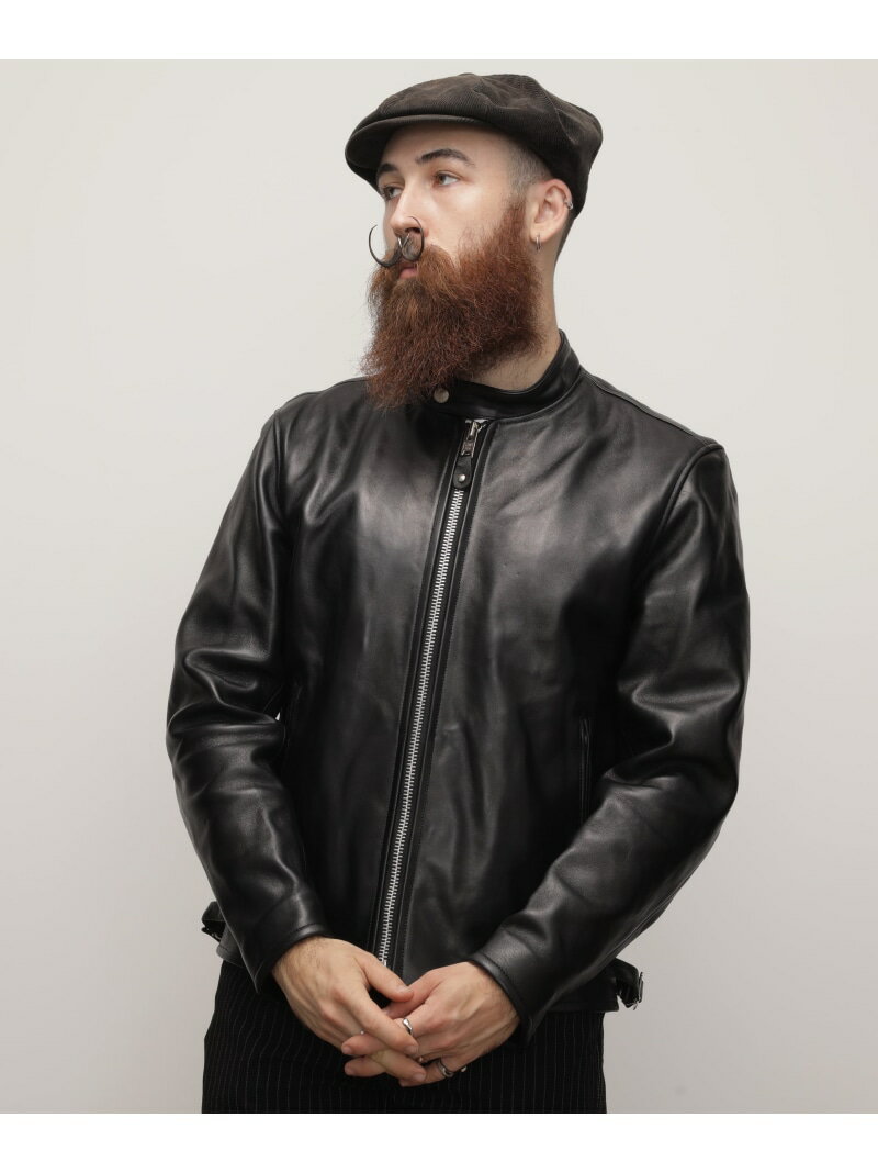 70'S SINGLE RIDERS JACKET/シングル ライダース Schott ショット ジャケット・アウター ライダースジャケット ブラック【送料無料】[Rakuten Fashion]