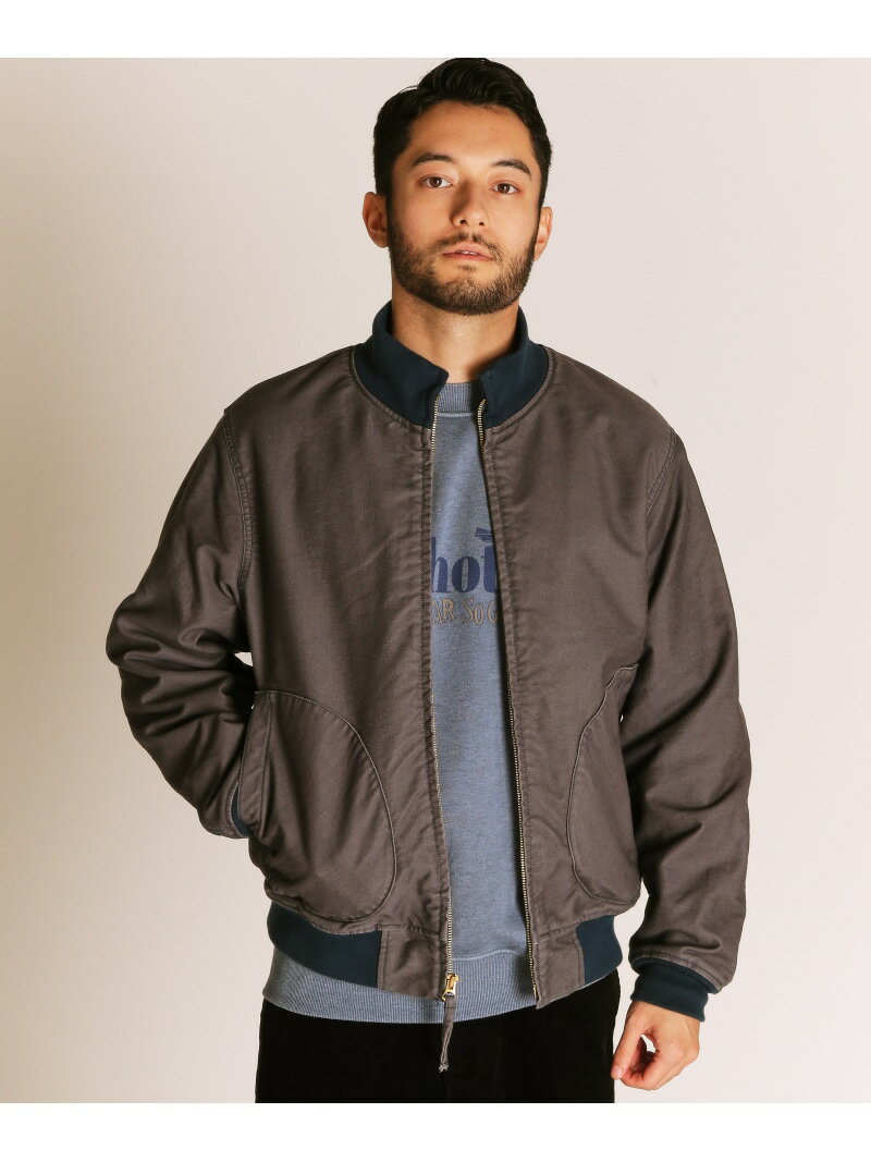 CIVILIAN WINTER COMBAT JACKET/シビリアン ウィンター コンバットジャケット Schott ショット ジャケット・アウター ブルゾン・ジャンパー グレー ブラック【送料無料】[Rakuten Fashion]