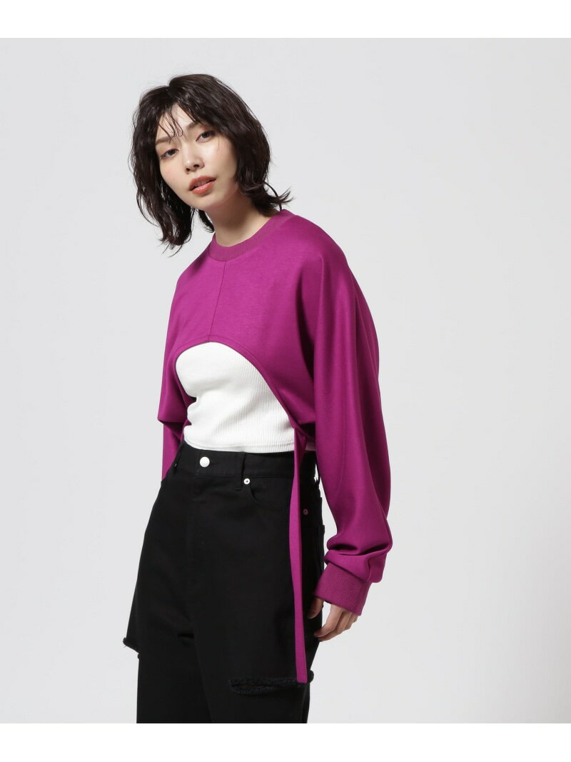 Rakuten - 【SALE／40%OFF】CASANE(カサネ)別注ショートプルオーバー B'2nd ビーセカンド トップス カットソー・Tシャツ ブラック【RBA_E】【送料無料】[Rakuten Fashion]
