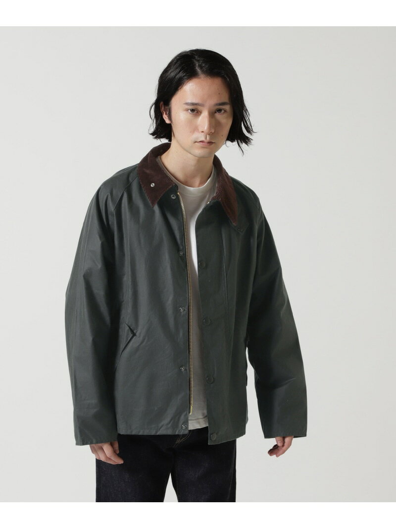 Barbour / バブアー TRANSPORT WAX JACKET BEAVER ビーバー ジャケット・アウター ブルゾン・ジャンパー ブラック【送料無料】[Rakuten Fashion]